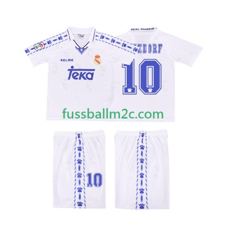 Fußballtrikots Real Madrid SEEDORF 10 Retro Kinder Heim Trikotsatz 1996 1997